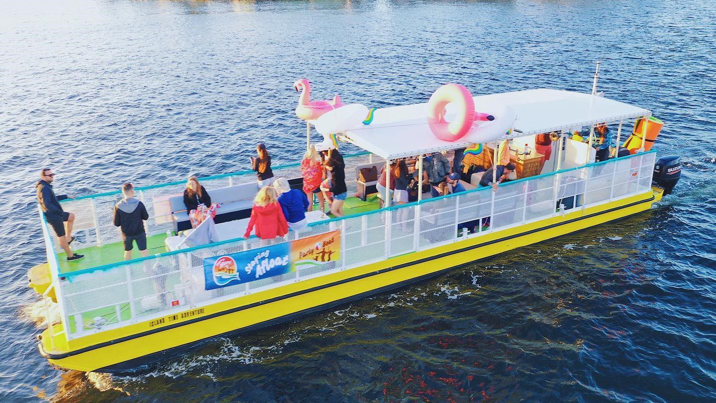 staying afloat party boat