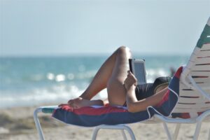 Relax and Read a book on Fort Lauderdale Beach